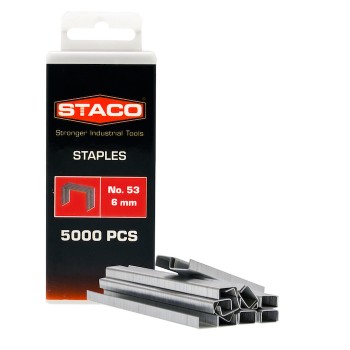 Kabės STACO 53/6mm 5000vnt.