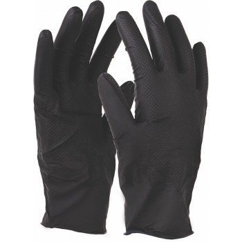 Gloves NITRAX GRIP black 9...