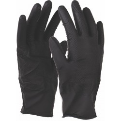 long black hand gloves