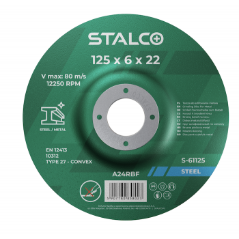 Grinding disc 125x6mm STALCO