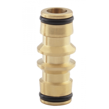 Brass 2-way coupling connector